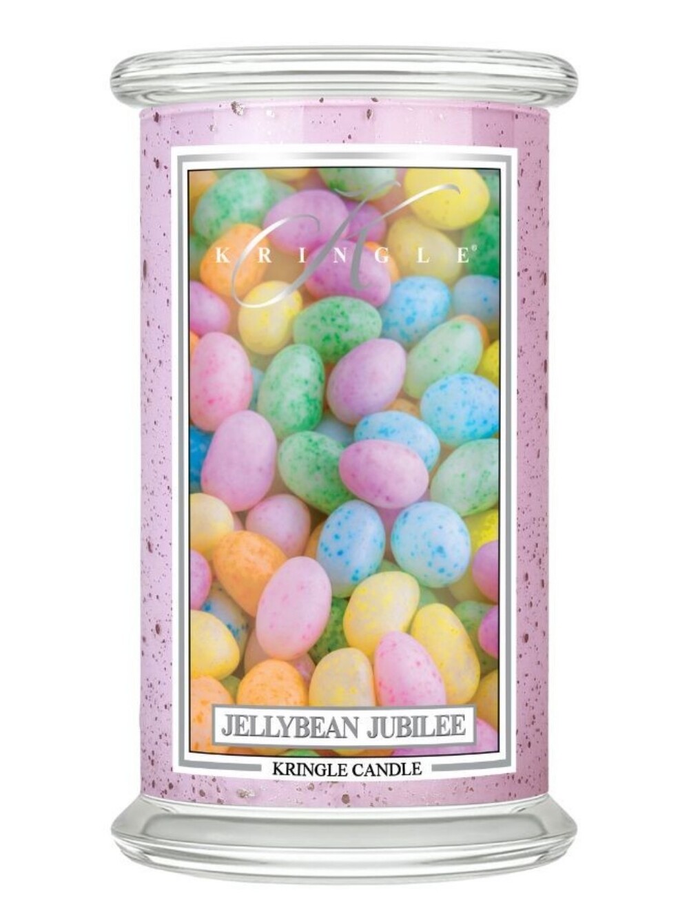 Kringle Candle Jellybean Jubilee Scented Jar Candle 22oz 2 Wick Jar